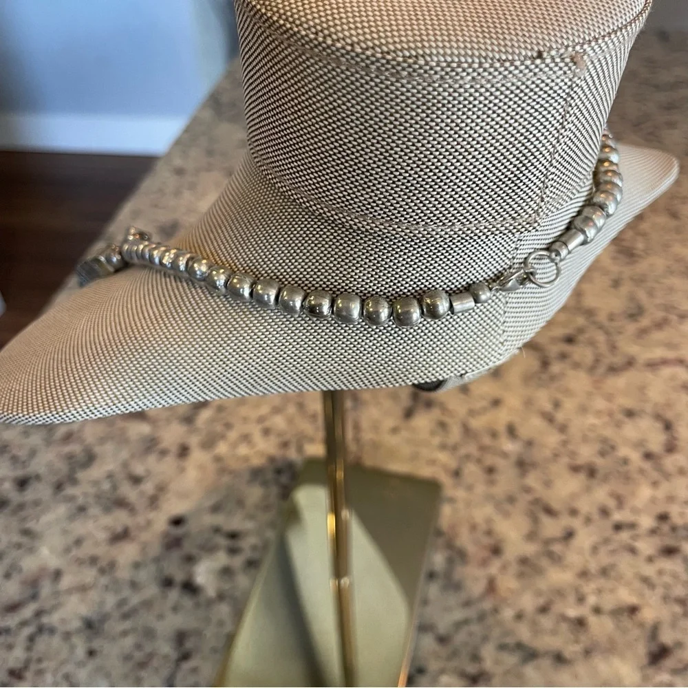 Elegant Silver Beaded Necklace